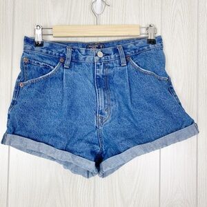 Abercrombie & Fitch | Cuffed Annie High Rise Denim Short Size 26 / 2